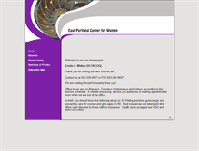 Tablet Screenshot of eastportlandcenterforwomen.com